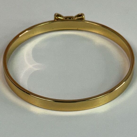 Kate Spade Gold Take A Bow Bangle Bracelet - Picture 3 of 4